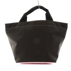 モカ ×タラマ 舟型 ナイロントート M バイカラー ピンク ブラウン