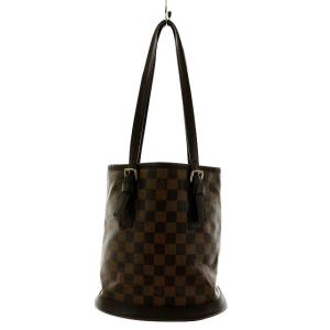 LOUIS VUITTON N42240 ダミエ マレ ショルダーバッグ ポーチ付 ブラウン
