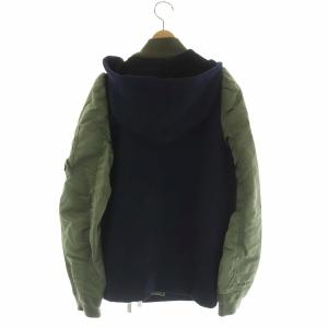 sacai 21AW Nylon Twill x Sponge Blouson 切替ブルゾン 2 カーキ系