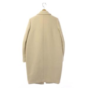 ENFOLD ウールチェスターコート ロング 36 アイボリー
