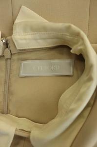 CELFORD 襟付きワンピース 36 ベージュ