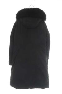 WOOLRICH LUXURY ARCTIC FOX PARKA ダウンコート ロング ファー付き S ブラック