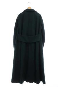 Ameri VINTAGE LITTLE FLARE LONG COAT ウール M 緑