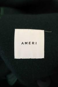 Ameri VINTAGE LITTLE FLARE LONG COAT ウール M 緑