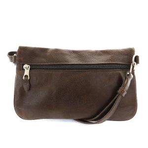 IL BISONTE レザーウエストバッグ ブラウン