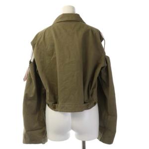 Ameri VINTAGE MAKE OVER MILITARY JACKET カーキ
