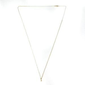 agete ネックレス ロングチェーン K10 イエローゴールド