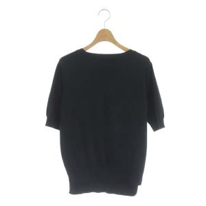 16Gコットン天竺ショートスリーブニットカットソー 2 ネイビー