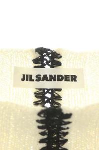 JIL SANDER シルクロングニットチュニック 34 ホワイト