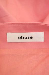 ebure コットンラップ調スカート ロング Aライン 40 ピンク