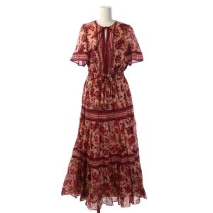 kate spade new york ペイズリーブロッサムパティオワンピース S ピンク