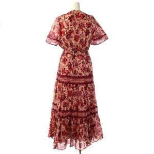 kate spade new york ペイズリーブロッサムパティオワンピース S ピンク