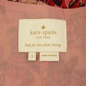 kate spade new york ペイズリーブロッサムパティオワンピース S ピンク