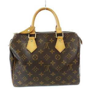LOUIS VUITTON M41528 モノグラム スピーディ25 ミニボストンバッグ ブラウン