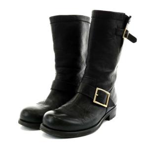 JIMMY CHOO エンジニアブーツ 37 ブラック