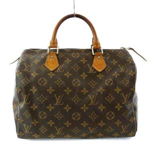 LOUIS VUITTON M41526 モノグラム スピーディー30 ミニボストンバッグ ブラウン