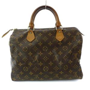 LOUIS VUITTON M41526 モノグラム スピーディー30 ミニボストンバッグ ブラウン