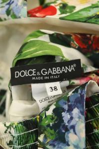 DOLCE&GABBANA フラワー総柄ノースリーブワンピース 38 マルチカラー