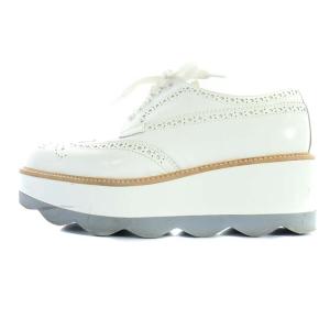 シューズ レザー ウイングチップ 22.5cm ホワイト