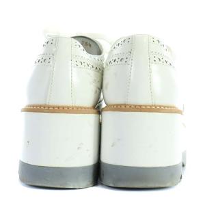 PRADA シューズ レザー ウイングチップ 22.5cm ホワイト