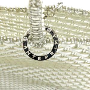 ANTEPRIMA イントレッチオ ポーチ付きハンドバッグ シルバー