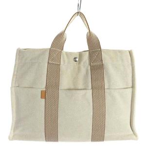 HERMES ニューフールトゥMM トートバッグ ベージュ