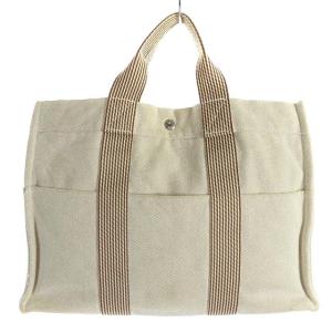 HERMES ニューフールトゥMM トートバッグ ベージュ