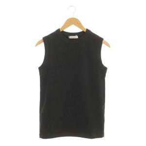 ドゥーズィエムクラス取扱 20AW ストレッチウール ノースリーブ ニット グレー