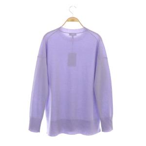 Theory 21AW カシミヤプルオーバーニット セーター 長袖 S ラベンダー