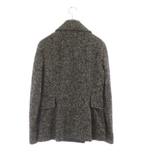 CELINE ウールPコート ブラック