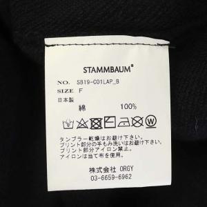 STAMMBAUM 20AW LOGO H/S Sweat スウェット トレーナー F チャコールグレー