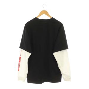 Supreme 21SS paneled L/S top M ブラック