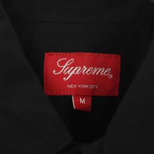 Supreme 20AW patchwork oxford shirt シャツ M ブラック