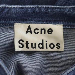 Acne Studios GRACIE H DEN フリンジデニムワンピース 34 ブルー