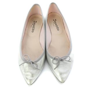 Repetto バレエシューズ 38.5 シルバー