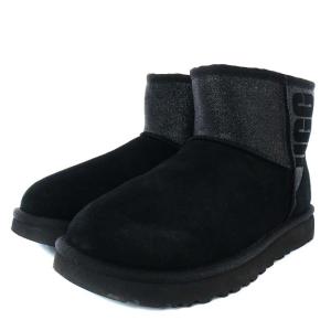 UGG australia CLASSIC MINI UGG SPARKLE ショートブーツ 24cm ブラック