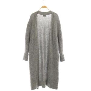 Acne Studios Raya Mohair ロングカーディガン ニット 長袖 モヘヤ混 S グレー
