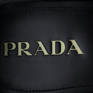PRADA コインローファー ヒール 8 ブラック