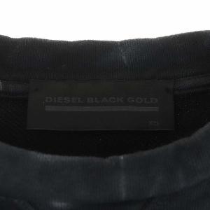 DIESEL BLACK GOLD タイダイスウェットプルオーバートレーナー XS ブラック