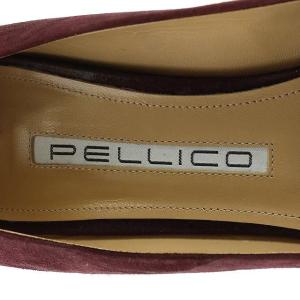 PELLICO METRO 65 パンプス シューズ スウェード ラウンドトゥ ヒール 38 ボルドー