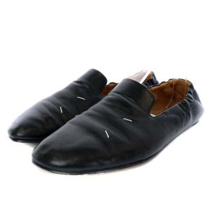 22 KIKI スリッポン カウレザー バブーシュ 37.5 ブラック