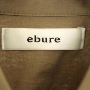 ebure コットンシャツ 38 ベージュ