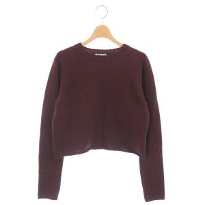 20AW COTTON WOOL CASHMERE PULLOVER クロップド丈 1 ブラウン