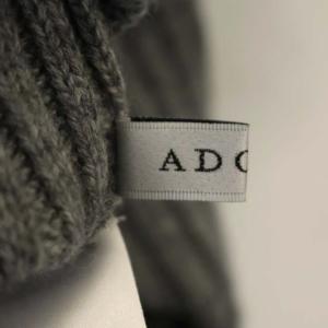 ADORE 21AW ウールカシミヤリブニットスカート ロング 38 ライトグレー