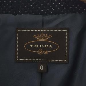TOCCA コート フード付き 0 ネイビー