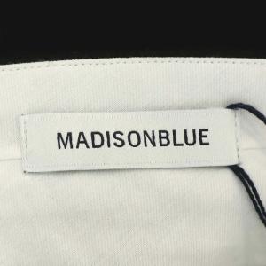 MADISONBLUE 21AW SAROUEL PT W JERSEY パンツ テーパード ウール 01 ブラック