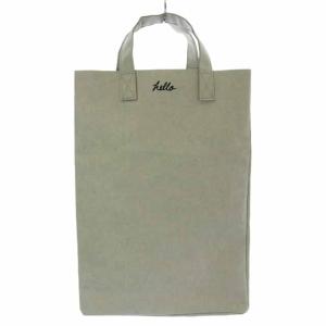 MADISONBLUE × PILGRIM ペーパートートバッグ グレー