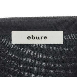 ebure シルクウールミラノニットプルオーバー チャコールグレー