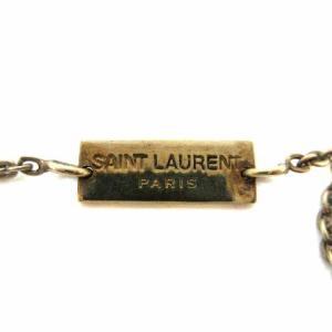 SAINT LAURENT PARIS カサンドラロゴネックレス SIL925 ゴールド