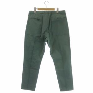 C-DIEM レトロフューチャーパンツ テーパード ジッパーフライ L グリーン